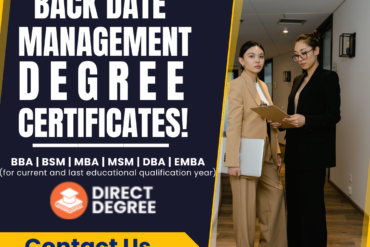 Backdate degree for management