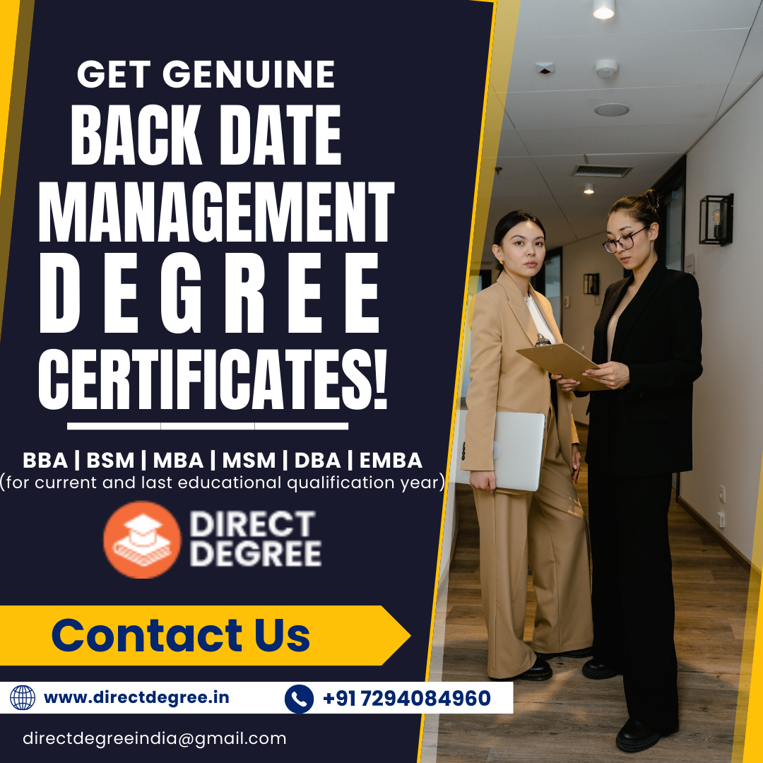 Backdate engineering degree online | B.Tech backdate degree certificate