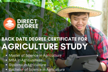 back date degree certificate for agriculture