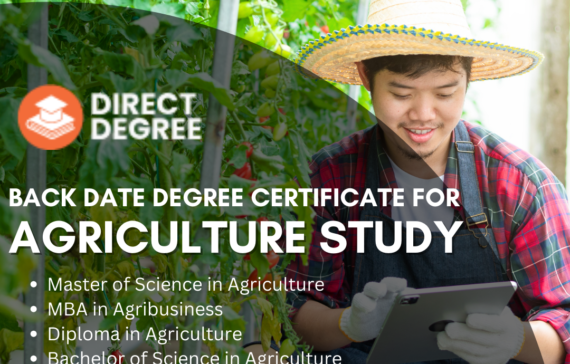 back date degree certificate for agriculture