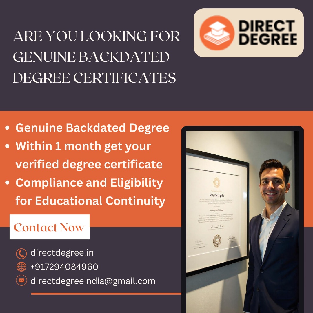 Backdate engineering degree online | B.Tech backdate degree certificate